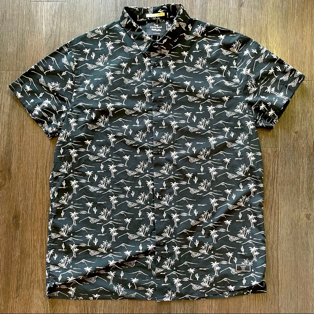 Scotch & Soda Palm Tree Button Down Shirt